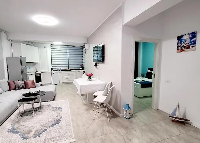 Apartament Zen Garden De Lux Nou Pe Malul Marii